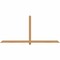 Ekena Millwork Eugene Smooth Timber Gable Bracket, Western Red Cedar, 96"W x 44"H x 1 1/2"D x 3 1/2"F, 11/12 Pitch GBW096X44X0204EUG00SWR - alternate 1